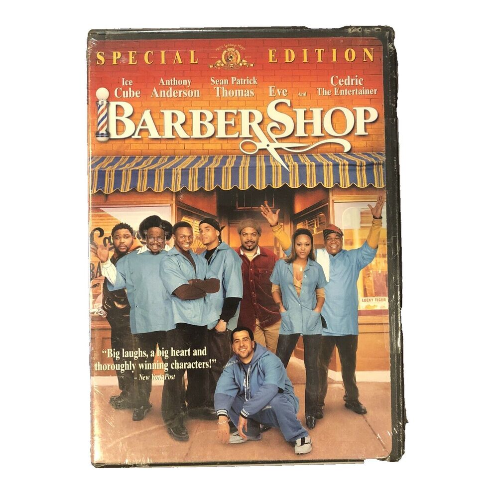 Barbershop DVD 2002 Special Edition Ice Cube Cedric Anderson Comedy PG-13